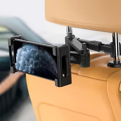 Car Headrest Tablet Mount,360° Rotating Adjustable Tablet Headrest Holder