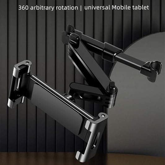 Car Headrest Tablet Mount,360° Rotating Adjustable Tablet Headrest Holder